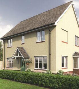 External view of a new property available in Pine Grove, Trimley